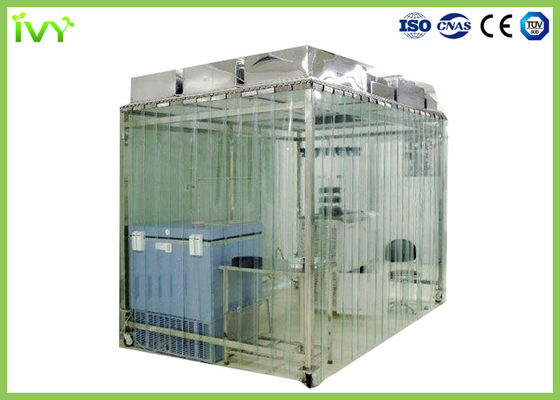 University Laboratory Class 100 Clean Room Booth With FFU HEPA Filter