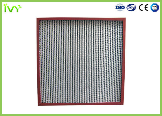 Thermostable Industrial HEPA Air Filter With Fiberglass Medium Material