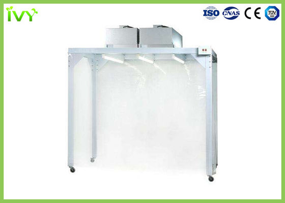 Simple Class 100 Modular Cleanroom Booth Easy Installation With PVC Curtain